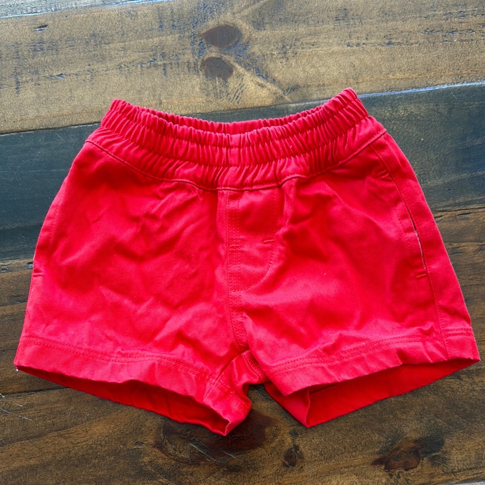 Red Kids Shorts